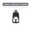 Cary Key Style de style cuir car couverture de clés à distance de voiture Shell pour Audi A4 B9 A5 A6 8S 8W Q5 Q7 4M S4 S5 S7 TT TTS TFSI RS Protector FOB Keyless T240509
