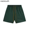 Rhude High -End -Designer -Shorts für trendige Sommer -Sticks -Casu -Shorts für Männer und Frauen High Street Capriis mit Kordelstring -Gerade mit 1: 1 -Tags