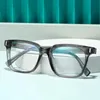 TR90 BLÅ LJUS BLOCKING MEN SQUARE GLASSES Strålskyddsglasögon Kvinnor Transparent Fashion Eyewear 240426