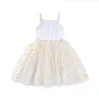 Summer Toddler Kid Baby Girls Tulle Rem Dress Daisy Dresses For Girls Party Beach Holiday Clothing Fashion Cute Baby Camisole Dress