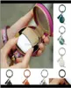 Rings Chiave Bluetooth Bluetooth PU Case protettiva in pelle PU Case di protezione ER Bracciale Bracciale Bracciale Naper Circleo di trucco per il trucco per trucco per il trucco da tampone borsetta 2676534