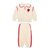 Set di abbigliamento per bambini 2024 BAMBINA AUTOUMBILE PRIMAVERA NAMBINE CAMODODICA SPRAGHERE SPAGGIAMENTO PANTANI SPORT SPORT SPEGNO CHUAD