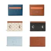 Damesheren CL Wallets Card Holder portemonnees Luxurys Designer Hollow Out Wallet Mode Leer met doos Porte Carte gladde Sheepski 251X