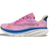 2024 met originele logo-ontwerper hardloopschoenen bondi 8 Clifton 9 8 heren dames wit zwart blauw roze geel oranje grijs buiten sportloper trainers sneakers us6-11