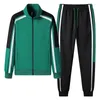 Herrspårspår Tracksuit Autumn Sportswear 2 Piece Set Men Zipper Jacket Sweatpants Brand Clothing Sweatsuit Mens Jogging Sports Suit