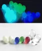 Smoking Nail Luminous Glowing Stone 6mm 8mm Terp Pearl Ball Insert with Blue Green Top Pearls9384546