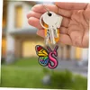 Anhänger Brief Butterfly Keychain Mini niedlich Keyring für Klassenzimmer Preise Jungen Schlüsselanhänger Schlüsselkette Kid Boy Girl Party bevorzugt Geschenkanzug OT4AP