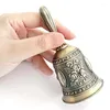 Feestbenodigdheden 2 -delige hand Bell Metail Diner Wedding Bells Service Call Vintage zinklegering