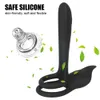 Andere Gesundheits Schönheitsgegenstände Vaginal G-Punkt-Massagegeräte und Hahn Penisring 10 Speed Masturbation Vibrator für Paare Erwachsene Q240508