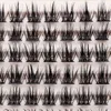 FALSE EYGRASS 120st PERSONAL FAKE EYE SHADOW DIY Eyelash Cluster Wispy Fluffy Thin Band Wide Dry Eyelash Cluster Eyelash Extension 07-H-02 Makeup D240508