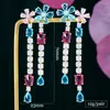 Dangle Earrings GODKI Kundan Pearl Tassel For Women Wedding Party Dubai Jewelry Aretes De Mujer Modernos 2024