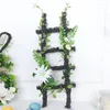 Decoratieve bloemen kunstmatige plant ornament trapezoid..Maan.Pentagram -vorm Home Decoratie Paas Ramadan