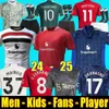 Fansspelare 24 25 Soccer Jerseys Bruno Fernandes Rashford Football Shirt 2024 Men Kids Kit Martinez Casemiro Antony Garnacho Hojlund Stone Roses Mainoo McTominay