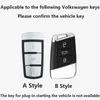 Car Key New Fashion TPU Car Key Case Cover For VW Volkswagen CC Passat B6 B7 3C CC Maogotan R36 B5 Protector Auto Keychain Accessories T240509