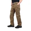 Pantalon masculin City Tactical Mens Multi Pockets Cargo Military Combat Cotton Khaki Black Pant Swat Army Casual Colters Randonnée