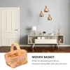 Storage Bottles Woven Basket Wood Chip Home Ornaments Portable Baskets Decorations Mini Bulk Chocolate