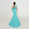 Party Dresses Baisha ärmlös aftonklänning 3D Design Backless Mermaid Gown for Women Gala Prom Special Eccesions H1188