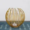 Candle Holders Promotion! Geometric Metal Creative Living Room Romantic Table Decoration Po Props Holder