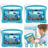 Tablet PC Kids 7inch Educational größere Kapazität und Batterie 2 GB RAM32G ROM Safety Eye Protection SN Dual Camera Games Elternschloss i otatn