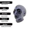 Party Masks UFO Space Props Helmet Masks Halloween Rollspelande Alien LaTex Heads Funny Horror Party Costumes Q240508