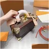 Portafogli designer famosi di lusso box box box borse mini morbido fibbia magnetica chiusura di fiori vecchi lettere sacchetti di satchel dh67q