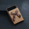Biżuteria pudełka Bowknot Papier biżuteria opakowanie pudełko Walentynki Dzień zaręczynowy Prezent Ślubna Przedmorowanie Wyświetlacz Etui Organizator biżuterii Hurtowa