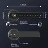 Akıllı Kilit Parmak İzi Şifre Kapı Kilit Akıllı Kapı Düğmesi Sol ve Sağ Kapı Kilitleri Kapı Kol Kilit Kiti WX