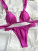 Tiedown Bikini Kadınlar Üçgen Mayo Mayo Takım Brezilyalı 2 Parçası Bikinis Set Sol Push Up Mayo 240508