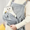 Kattbärare bärare förkläde sovsäck bärbar husdjur kennel utomhus resor små hundar hängande bröstpåse