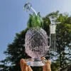 8 "zware glazen bong ananas rookwaterpijp waterpijp bubbler shisha roze