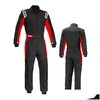 Motocycle Racing Clothing Factory Car Kart Off-road Voertuig mannen en vrouwen Kinderen Aangepaste waterdichte F1 Pak Drop Delivery Otyng Dhsei