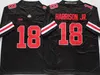 NCAA OSU OHIO Eyalet Buckeyes Kolej Futbol Forması 18 Harrison Jr Travis Boyut S M L XL 2XL 3XL Kadın 2024 En Yeni Stil