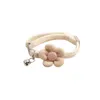 Vacker Bowknot Pet Collar härlig justerbar klockhalsband Bow Tie Breakaway Cotton Dogs Accessories Wholesale 240428