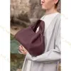 Polene Bag Designer Sac Half Moon Underarm Luxury Polen Sac Polen High Quality Double Options de transport Cyme Numero Femmes Winged Design Polen Cyme Camel Sac 417