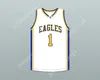 Custom Nay Youth/Kids Klay Thompson 1 Santa Margarita Catholic High School Eagles Weißer Basketball-Trikot 2 Top genäht S-6xl