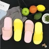Verão Solid Color Kids Slippers For Boys Girls PVC Home Flip Flip