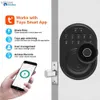 Smarde Smardeer Smardeer 4-en-1 verrouillage électronique adapté à Tuya Smart Lock équipé de serrure digitale mortelle sans clé WX