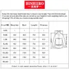 Binhiiro Classic Mens Business Shirt Fashion Slim Fit Plane Pattern Single Pocket Flip Collar Long Sleeved Shirt Spring and Autumn Mensカジュアルシャツ240507