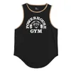 Erkekler Buz İpek Tank Tops Tees Yaz Nefes Alabası T-Shirt Fannizan Erkek Fitness Me Hızlı kuruyan yelek kolsuz koşu Yelek 240508