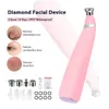 Neueste Gesichtsbehandlung 2 in 1 Handheld -Mikrodermabrasion Hautverjüngung 2024 Diamantmaschinengesichtsmassage Entfernen Sie Blackheads