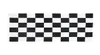 Black White Square Checkered Racing Car Drapeau d'usine directe Stock Double cousé pour Decoration6917515