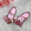 Slipper Butterfly Girl Beach Sandals Fashion and Popular Design Chaussures pour enfants bébé mignon princesse d'été dessin animé Q240409