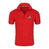 Chemises habillées masculines 2024 Polo de haute qualité de haute qualité Men de loisirs Business Business confortable à manches courtes CHIRTS TOP TOP CHIRTS HOMMES D240427