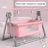 Baby Cribs Baby Rocking Cribs draagbare pasgeboren slaapbed automatische wieg Cradle Bassinet Crib Playpen T240509