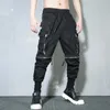 Herrenhosen abnehmbare Mehrfach-Techet-Frachtmänner Harajuku Hip Hop Streetwear Joggers Hosen Man Elastic Taille Techwear WB377