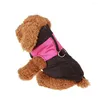 Abbigliamento per cani Gacca da cucciolo per animali domestici impermeabili inverno abiti da inverno vestito con cerniera imbottita per cani di piccola taglia