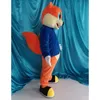 2024 Halloween Orange Squirrel Mascot Costum Aderetes promocionais de figurinos de personagem de personalização de traje de traje