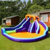 Idee per diapositive dell'acqua del cortile Parco gonfiabile Watersflide con soffiatore di piscina che spruzza la pistola da gioco per bambini estate da estate giocate divertimento piccoli giocattoli per feste di compleanno giocattoli per feste di compleanno