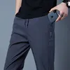 Herrenhosen 2024 Casual Business Stretch Slim Fit Elastic Taila Korean klassische blau schwarze graue männliche Markenhose