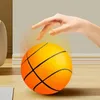 24CM Kids Bouncing Mute Basketball Squeezable Indoor Silent Ball Foam Bounce Football good 240430